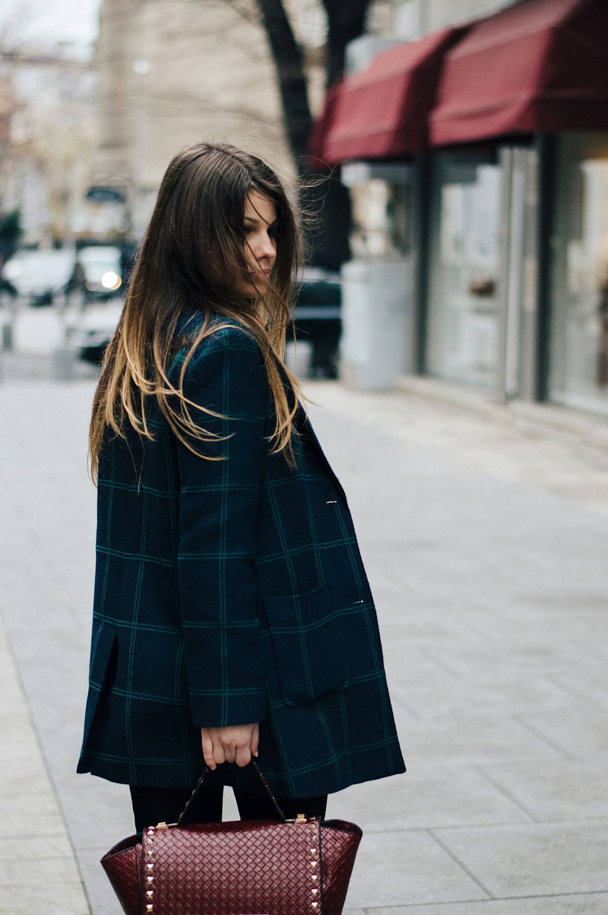 Moss Sculpted Blouse